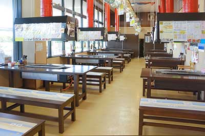 浜焼き浜風 店内