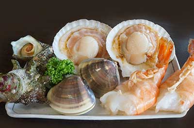 浜焼き浜風 貝えび盛